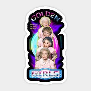 thank you golden girls Sticker